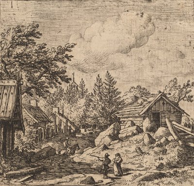 Hamlet on Mountainous Ground by Allart van Everdingen