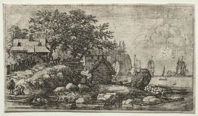 Landscape with Two Empty Boats by Allart van Everdingen