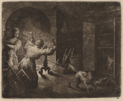Reynard Steals a Capon from the Pastor by Allart van Everdingen