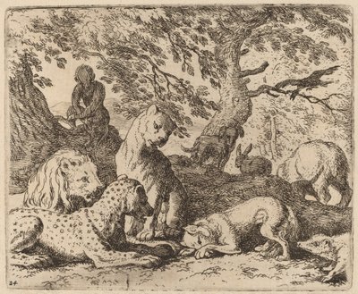 Reynard Winds His Tale and Wrongs His Father by Allart van Everdingen