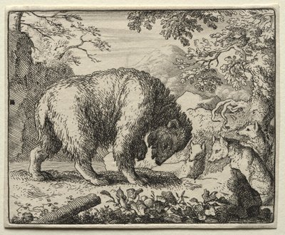 Reynard the Fox: Reynard Promises Honey to the Bear by Allart van Everdingen
