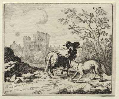Reynard the Fox: Reynard Sends a Packet to the Lion by Allart van Everdingen