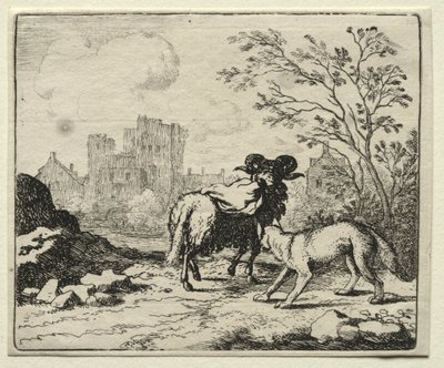 Reynard the Fox: Reynard Sends a Packet to the Lion by Allart van Everdingen