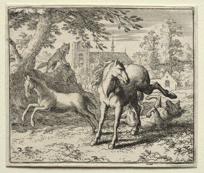Reynard the Fox: Reynard Tricks the Wolf by Allart van Everdingen