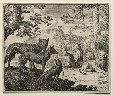 Reynard the Fox: The Relatives of Reynard Leave Court by Allart van Everdingen