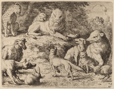 The Animals Present Their Charges Against Reynard by Allart van Everdingen