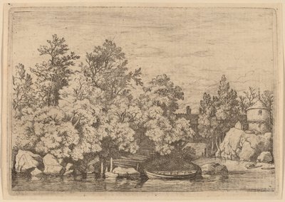 The Cudgel Dam and Covered Bridge, probably c. 1645-1656 by Allart van Everdingen