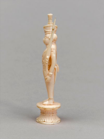 White Pawn, Chess Piece, India by Allen Edward Everitt