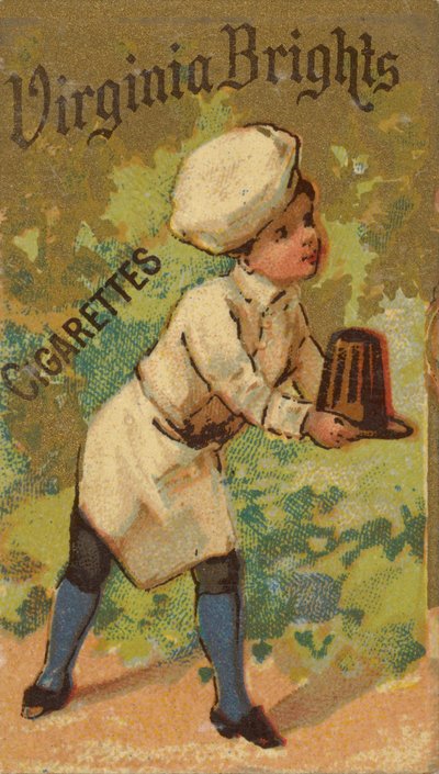 From the Girls and Children Series Promoting Virginia Brights Cigarettes by Allen and Ginter