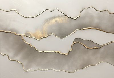 Golden Fluid Layers by Alma