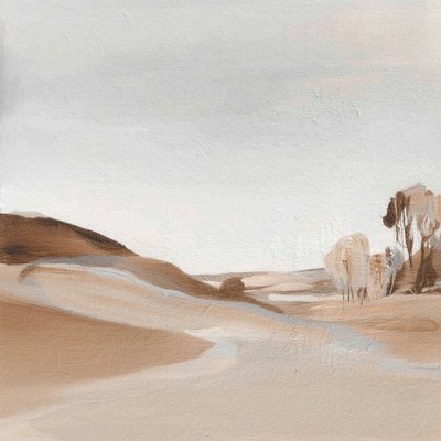 Serene Desert Landscape by Alma