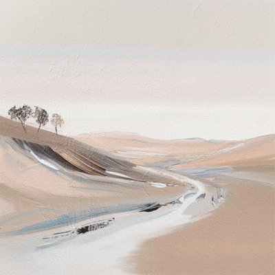 Serene Hills Path by Alma