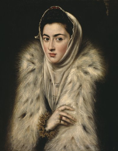 Lady in a Fur Wrap by Alonso Sánchez Coello