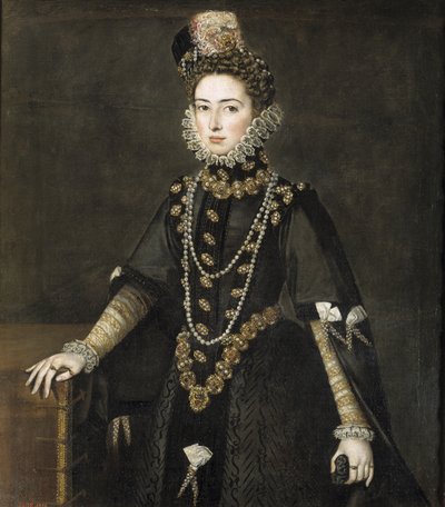 Catalina Micaela of Austria, Duchess of Savoy by Alonso Sánchez Coello
