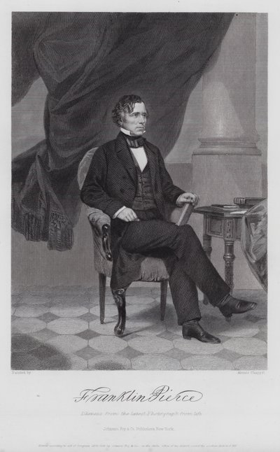 Franklin Pierce by Alonzo (after) Chappel