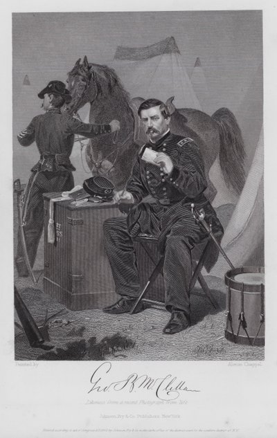 George Brinton McClellan by Alonzo (after) Chappel