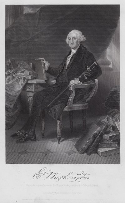 George Washington by Alonzo (after) Chappel