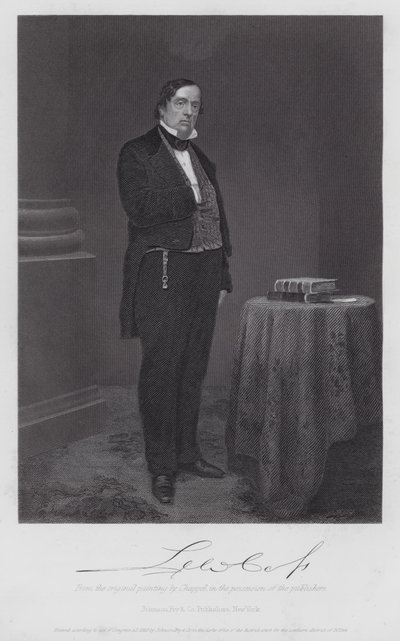 Lewis Cass by Alonzo (after) Chappel