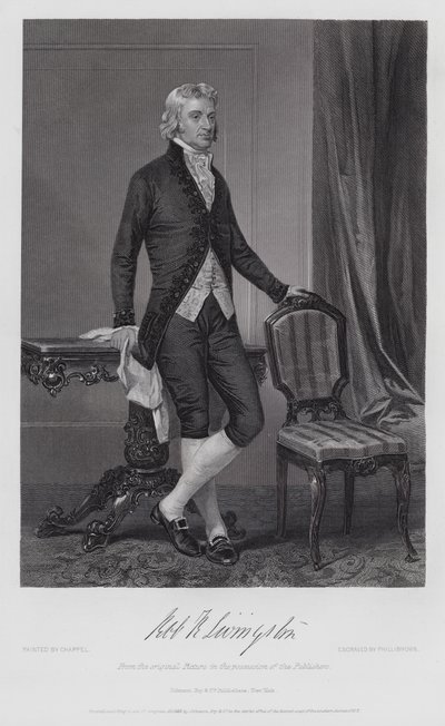 Robert R Livingston by Alonzo (after) Chappel