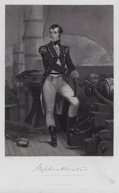 Stephen Decatur by Alonzo (after) Chappel