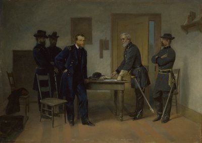 Lee Surrendering to Grant at Appomattox by Alonzo Chappel