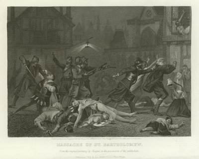 Massacre of St Bartholomew by Alonzo Chappel