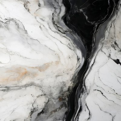 Abstract Black Gold Marble by Alpenglow Workshop