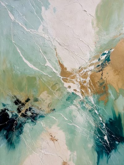 Aqua Gold Flow by Alpenglow Workshop