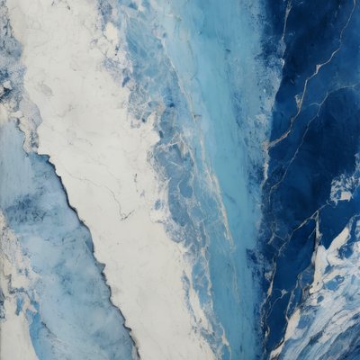Deep Blue Ice Flow by Alpenglow Workshop