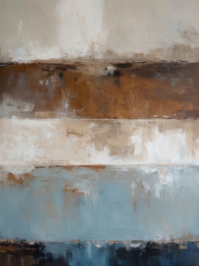 Earthy Blue Horizon by Alpenglow Workshop