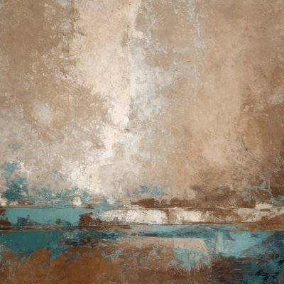 Earthy Teal Horizon by Alpenglow Workshop