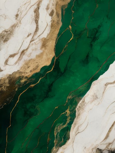 Emerald River Flow by Alpenglow Workshop
