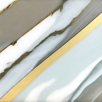 Fluid Gold Marble by Alpenglow Workshop