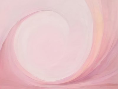 Gentle Pink Abstract by Alpenglow Workshop