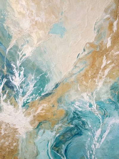 Golden Sands Aqua by Alpenglow Workshop