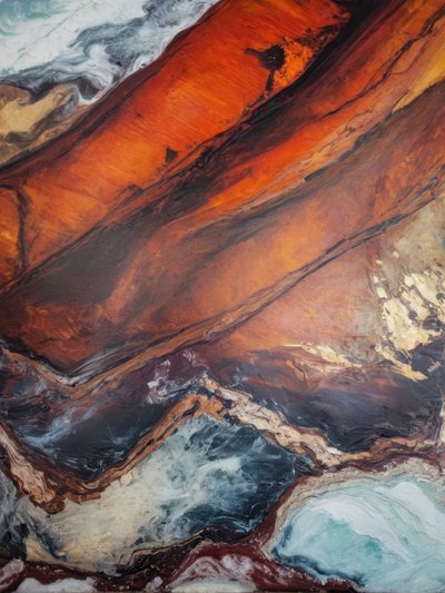 Molten Earth Veins by Alpenglow Workshop