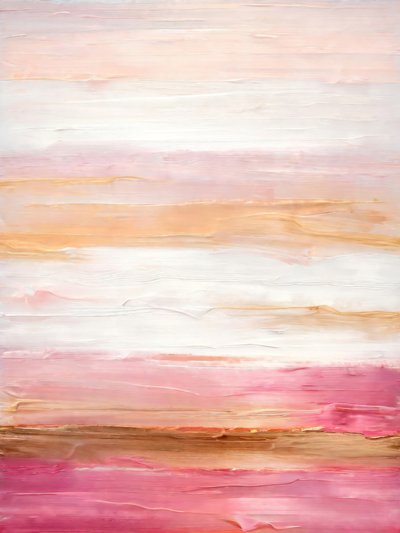 Soft Pink Abstraction by Alpenglow Workshop