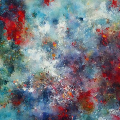 Vibrant Abstract Burst by Alpenglow Workshop