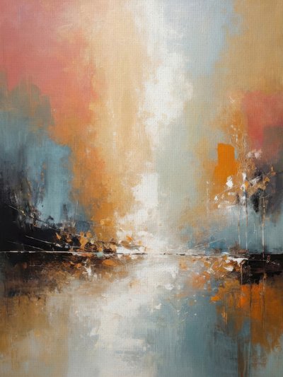 Vibrant Abstract Reflections by Alpenglow Workshop