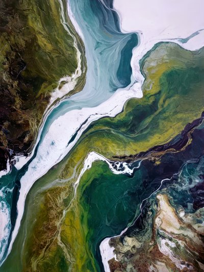 Winding Emerald Waters by Alpenglow Workshop