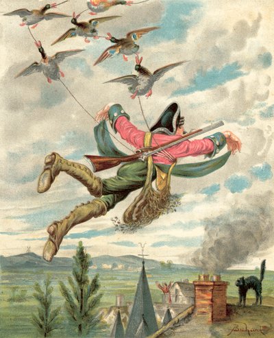 Adventures of Baron Munchausen by Alphonse Adolphe Bichard
