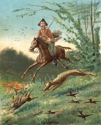 Adventures of Baron Munchausen by Alphonse Adolphe Bichard