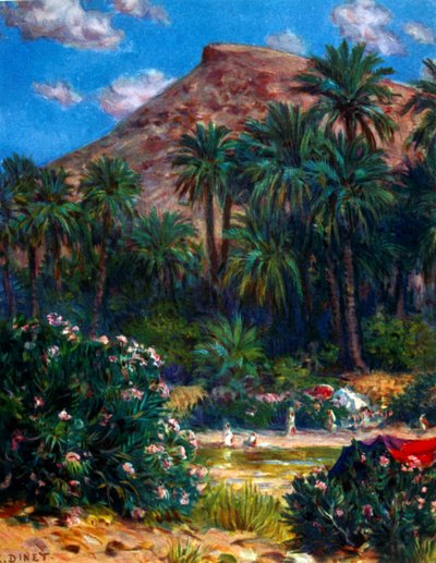 Oasis by Alphonse Etienne Dinet