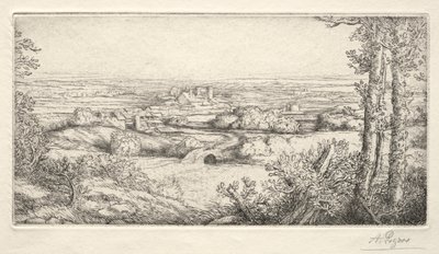 A Valley in Burgundy by Alphonse Legros