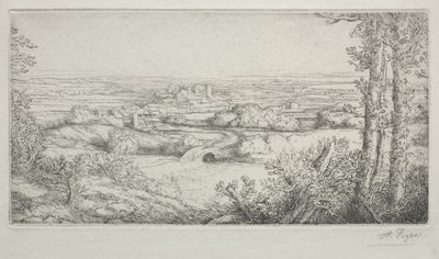 A Valley in Burgundy by Alphonse Legros