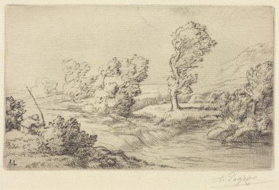 Banks of the Marne by Alphonse Legros
