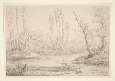 Banks of the Somme near d by Alphonse Legros