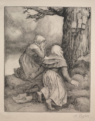 Bowing before the Tree by Alphonse Legros