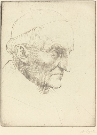 Cardinal Manning, 3rd plate by Alphonse Legros