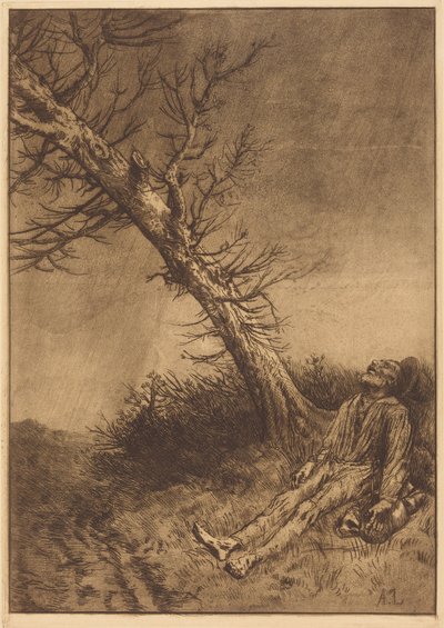 Death of the Vagabond by Alphonse Legros